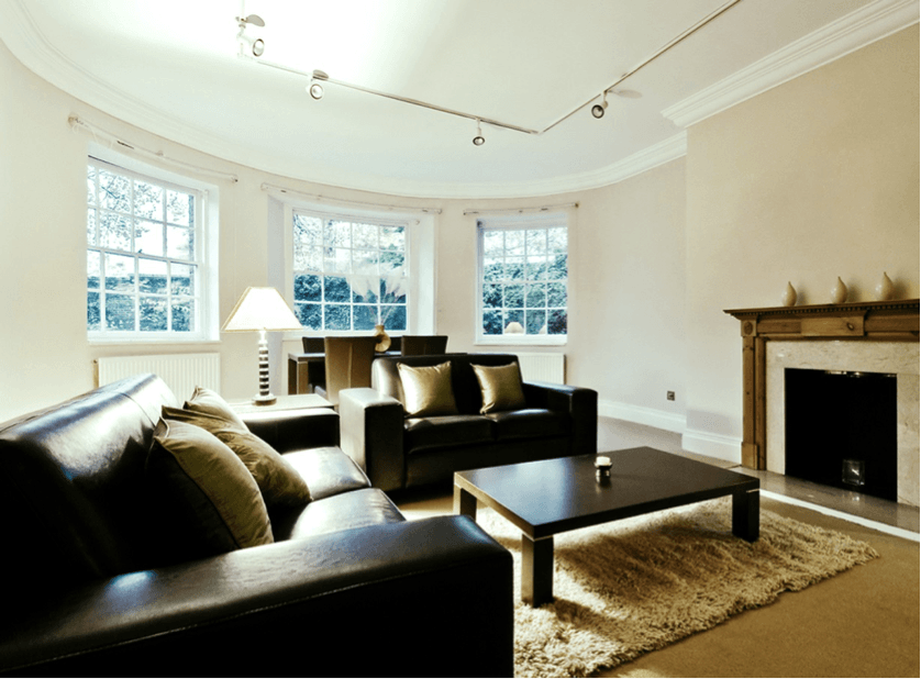 windows to brighten a living room