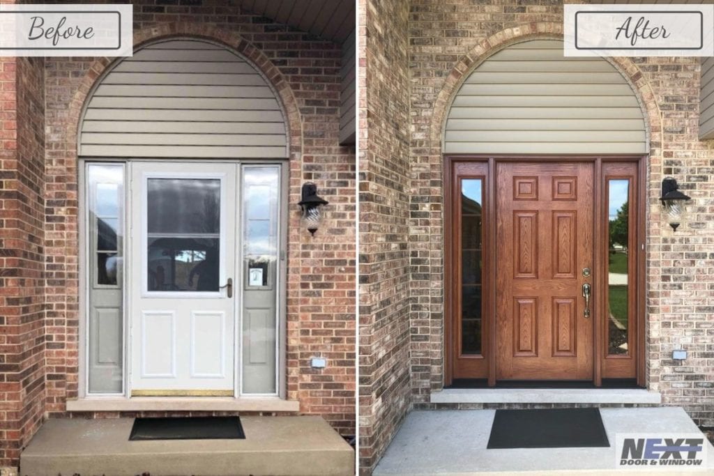 Door Upgrade Before and After