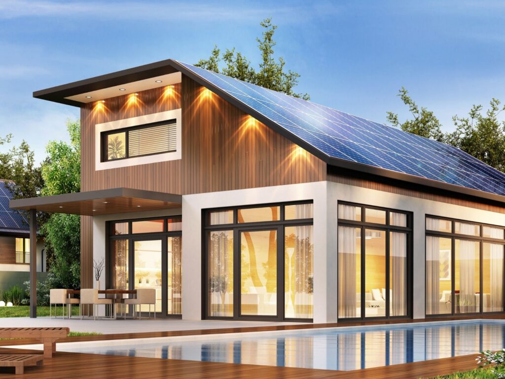 Modern home with Infinity windows