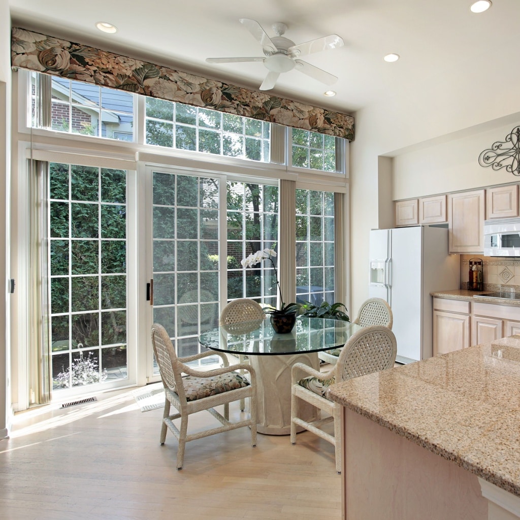 sliding patio door white