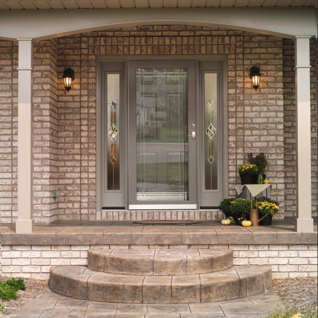 Decorator storm door