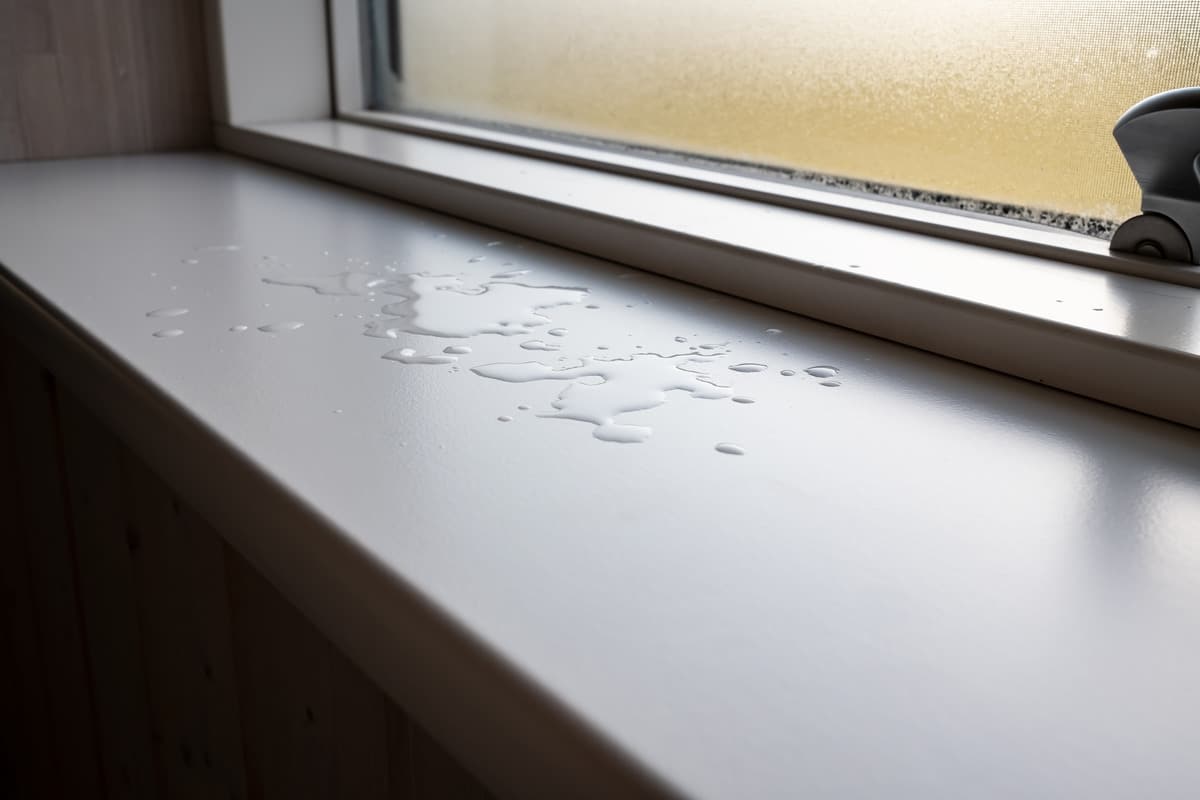 leaking window