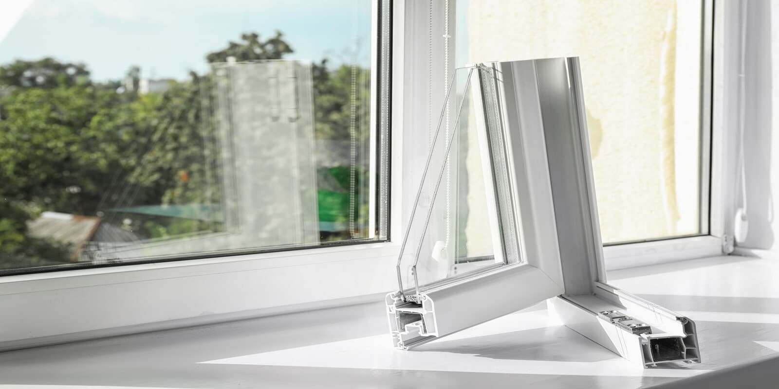 Double glazed window glass