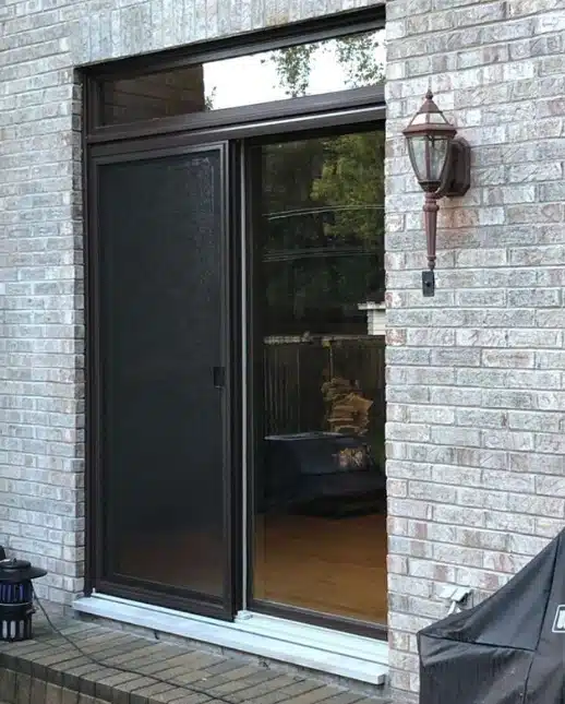 Black Marvin Sliding Patio Door