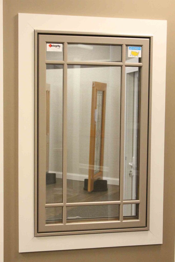 Integrity Casement 9 Lite Prairie SDL Exterior