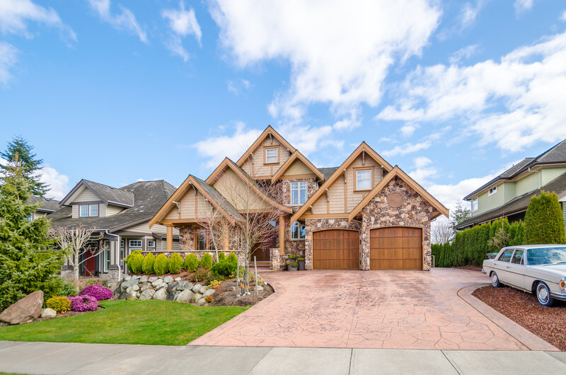Modern tudor style home