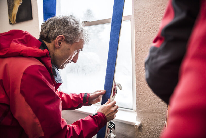 New replacement window installed in an older home interior