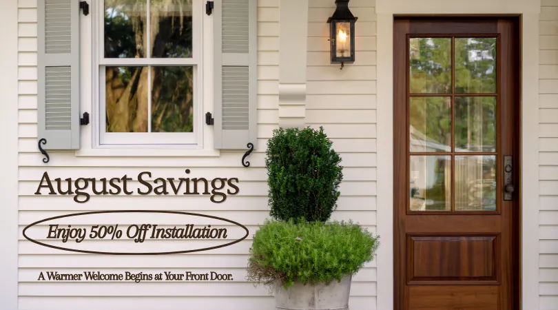 August 50% Off Installation